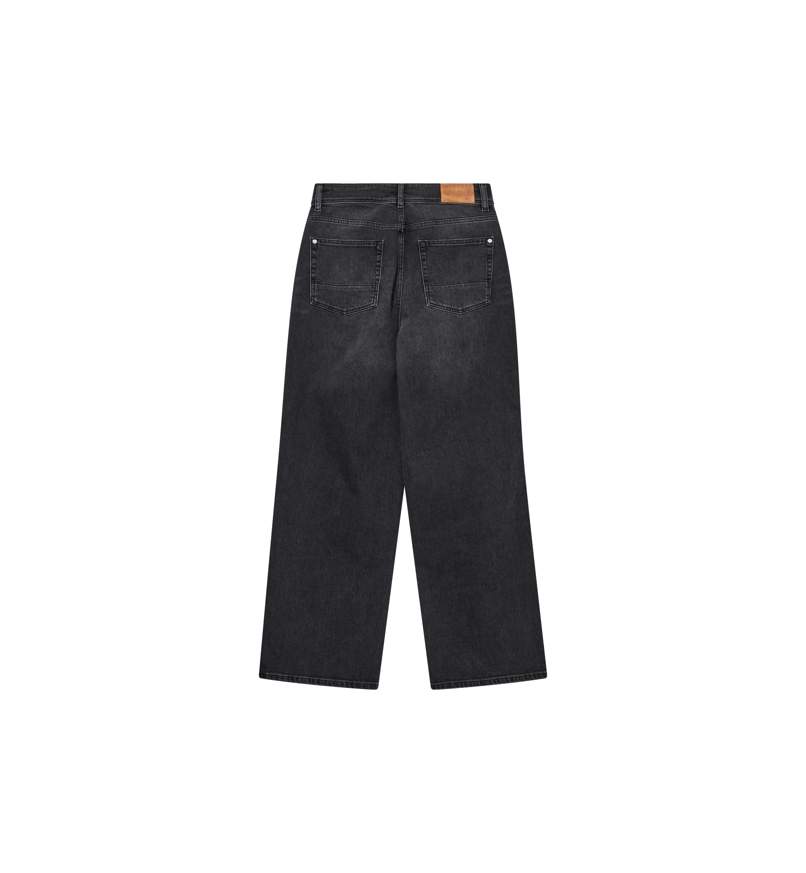 Packshot / Black Denim / Back